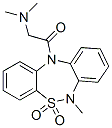 6-methyl-6,11-dihydro-11-((N,N-dimethylamino)acetyl)dibenzo(c,f)-(1,2,5)-thiadiazepine 5,5-dioxide
