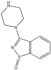 1,2-Benzisothiazole, 3-(1-piperazinyl)-, 1-oxide