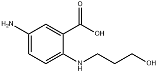 Benzoic acid, 5-amino-2-[(3-hydroxypropyl)amino]- (9CI)