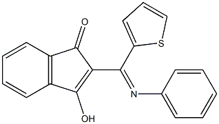(Z)-3-Hydroxy-2-((phenylimino)-2-thienylmethyl)-1H-inden-1-one