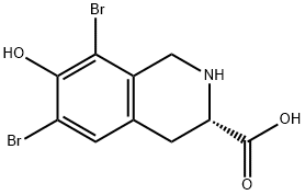 (S)-6,8-dibromo-7-hydroxy-1,2,3,4-tetrahydroisoquinoline-3-carboxylic acid