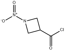 3-Azetidinecarbonyl chloride, 1-nitro- (9CI)