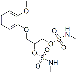 methylsulfamic acid 3-(2-methoxyphenoxy)-2-(((methylamino)sulfonyl)oxy)propyl ester
