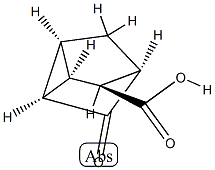 Tricyclo[2.2.1.02,6]heptane-3-carboxylic acid, 5-oxo-, stereoisomer (9CI)