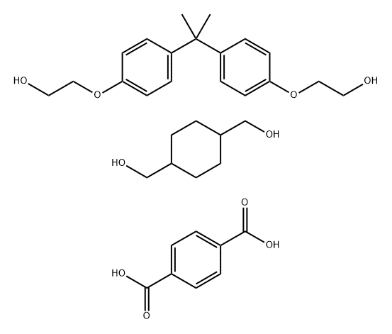 1,4-Benzenedicarboxylic acid polymer with 1,4-cyclohexanedimethanol and 2,2′-[(1- methylethylidene)bis(4,1-phenyleneoxy)] bis[ethanol]
