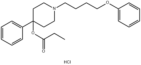 [1-(4-phenoxybutyl)-4-phenyl-4-piperidyl] propanoate hydrochloride