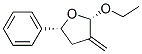 Furan, 2-ethoxytetrahydro-3-methylene-5-phenyl-, cis- (9CI)