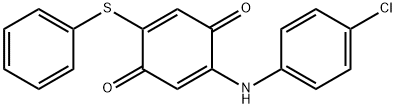 2-[(4-chlorophenyl)amino]-5-(phenylsulfanyl)cyclohexa-2,5-diene-1,4-dione
