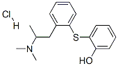 2-[2-(2-dimethylaminopropyl)phenyl]sulfanylphenol hydrochloride