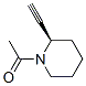 Piperidine, 1-acetyl-2-ethynyl-, (R)- (9CI)