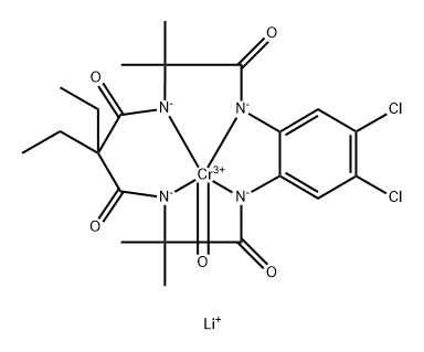 (5,6-(4,5-dichlorobenzo)-3,8,11,13-tetraoxo-2,2,9,9-tetramethyl-12,12-diethyl-1,4,7,10-tetraazacyclotridecane)oxochromate(V)