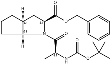 1-(2-tert-Butoxycarbonylamino-1-oxopropyl)octahydrocyclopenta[b]pyrrole-2-caroxylic Acid, Benzyl Ester