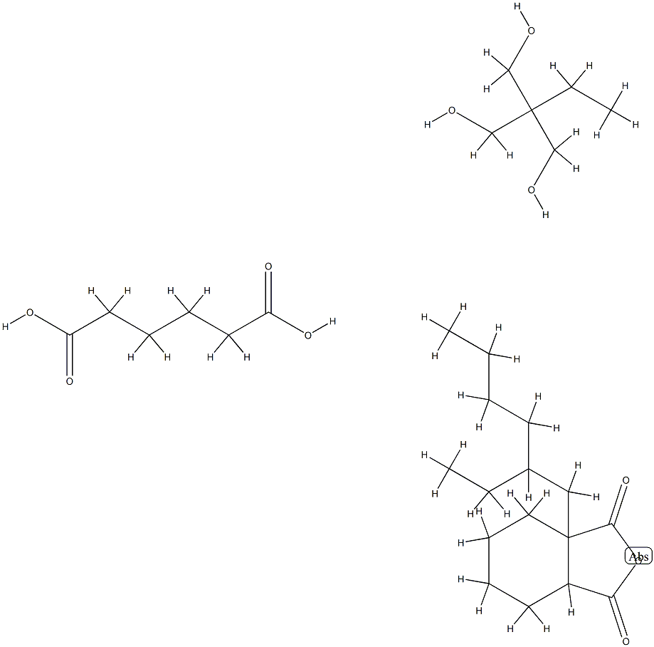Hexanedioic acid, polymer with 2-ethyl-2-(hydroxymethyl)-1,3-propanediol and hexahydro-1,3-isobenzofurandione, 2-ethylhexyl ester