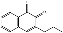 1,2-Naphthalenedione, 3-propyl- (9CI)