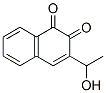 1,2-Naphthalenedione, 3-(1-hydroxyethyl)- (9CI)