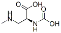 L-Alanine, N-carboxy-3-(methylamino)- (9CI)