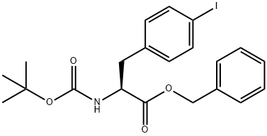N-[tert-butyl-carbonyl]-4-iodo-L-phenylalanine phenylmethyl ester