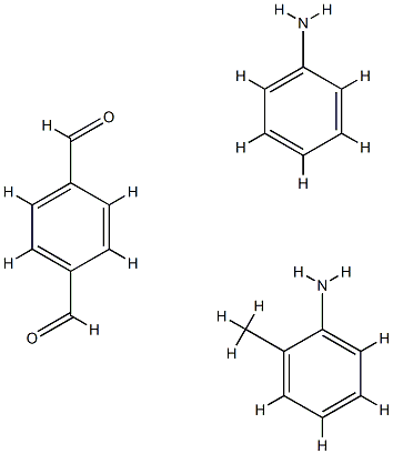 1,4-Benzenedicarboxaldehyde, polymer with benzenamine and 2-methylbenzenamine, maleated