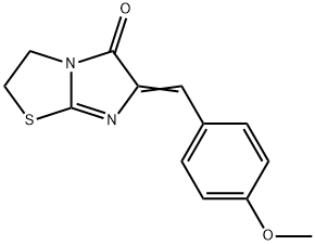 Imidazo(2,1-b)thiazol-5(6H)-one, 2,3-dihydro-6-((4-methoxyphenyl)methy lene)-
