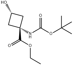 ethyl (1r,3r)-1-{[(tert-butoxy)carbonyl]amino}-3-hydroxycyclobutane-1-carboxylate