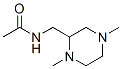 Acetamide, N-[(1,4-dimethyl-2-piperazinyl)methyl]- (9CI)