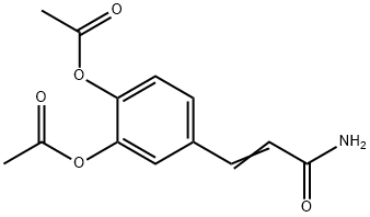 3-[3,4-双(乙酰氧基)苯基]-2-丙烯酰胺