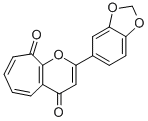 CYCLOHEPTA[B]PYRAN-4,9-DIONE, 2-(1,3-BENZODIOXOL-5-YL)-