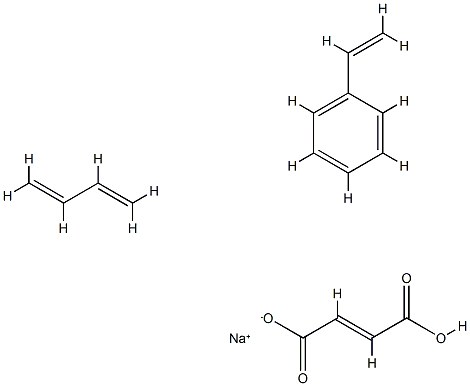 2-Butenedioic acid (E)-, polymer with 1,3-butadiene and ethenylbenzene, sodium salt