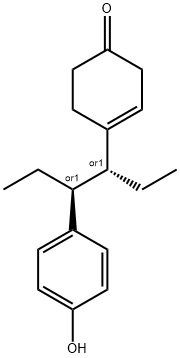 3-(cyclohex-3-en-1-on-4-yl)-4-(4-hydroxyphenyl)hexane