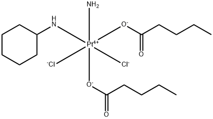 azane, cyclohexanamine, pentanoate, platinum(+4) cation, dichloride