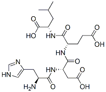 histidyl-aspartyl-glutamyl-leucine