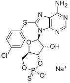 8-(4-CHLOROPHENYLTHIO) ADENOSINE-3',5'-CYCLIC MONOPHOSPHOROTHIOATE, SP-ISOMER SODIUM SALT