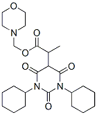 morpholin-4-ylmethyl 2-(1,3-dicyclohexyl-2,4,6-trioxo-1,3-diazinan-5-y l)propanoate