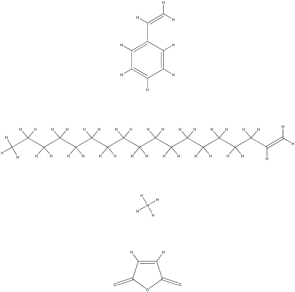 2,5-Furandione, polymer with ethenylbenzene and 1-octadecene, ammonium salt
