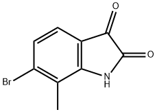 6-溴-7-甲基二氢吲哚-2,3-二酮