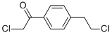 Ethanone, 2-chloro-1-[4-(2-chloroethyl)phenyl]- (9CI)