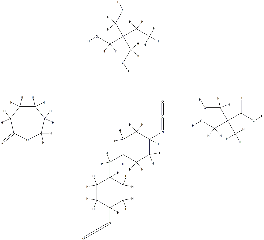 Propanoic acid, 3-hydroxy-2-(hydroxymethyl)-2-methyl-, polymer with 2-ethyl-2-(hydroxymethyl)-1,3-propanediol, 1,1'-methylenebis[4-isocyanatocyclohexane] and 2-oxepanone
