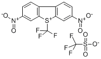 S-(TRIFLUOROMETHYL)-3,7-DINITRODIBENZOTHIOPHENIUM TRIFLUOROMETHANESULFONATE