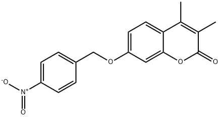 3,4-dimethyl-7-[(4-nitrophenyl)methoxy]chromen-2-one