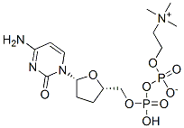 2',3'-dideoxycytidine diphosphocholine