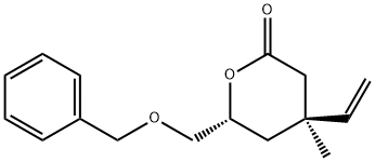 (4S,6R)-6-BENZYLOXYMETHYL-4-METHYL-4-VINYL-TETRAHYDRO-PYRAN-2-ONE