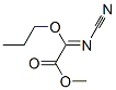Acetic acid, (cyanoimino)propoxy-, methyl ester (9CI)