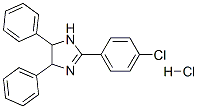 2-(4-chlorophenyl)-4,5-diphenyl-2-imidazoline hydrochloride