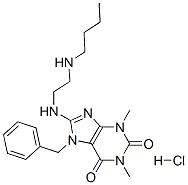 7-benzyl-8-(2-butylaminoethylamino)-1,3-dimethyl-purine-2,6-dione hydr ochloride
