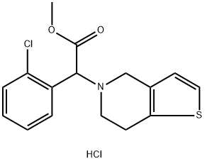 (R,S)-Methyl-2-(2-chlorophenyl)-2-(4,5,6,7-tetrahydrothino[3.2-c]pyridin-5-yl)acetatehydrochloride