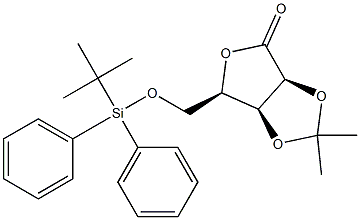 5-叔丁基二苯基硅基-2,3-O-亚异丙基-D-核糖酸-1,4-内酯