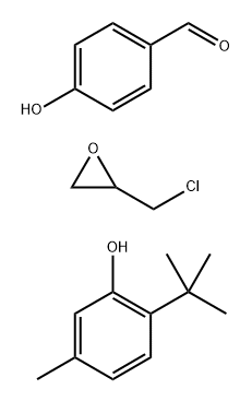 4-Hydroxybenzaldehyde polymer with (chloromethyl)oxirane and 2-(1,1-dimethylethyl)-5-methylphenol