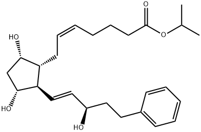 BIMATOPROST ISOPROPYL ESTER/7-[(1R,2R,3R,5S)-3,5-DIHYDROXY-2-[(1E,3R)-3-HYDROXY-5-PHENYL-1-PENTEN-1-