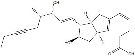 4,5,18,18,19,19-Hexadehydro-16,20-dimethyl-delta 6(9a)-9(O)-methano-pr ostaglandin I1