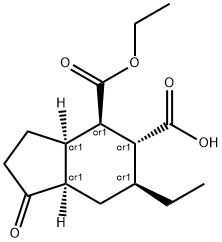 (3AS,4S,5S,6R,7AS)-4-(乙氧基羰基)-6-乙基-1-氧代八氢-1H-茚-5-羧酸